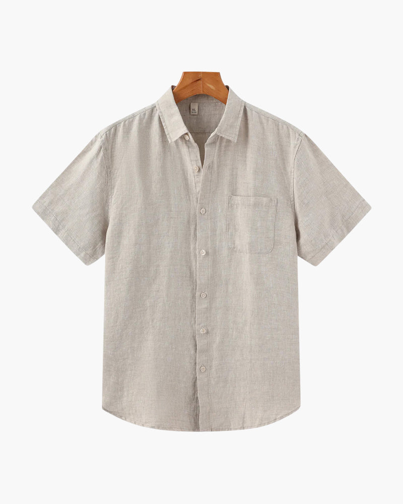 Cape Town - Linen Shirt (Shortsleeve) - Vestoer OM