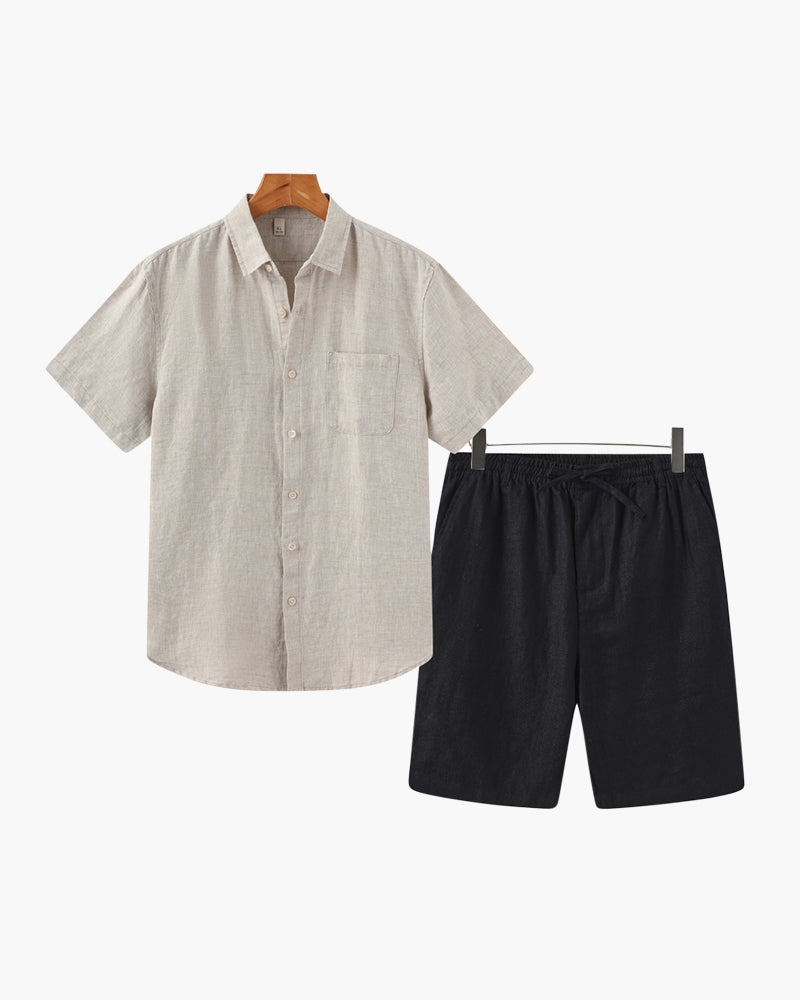 Old Money Linen Combo (Shorts) - Vestoer OM