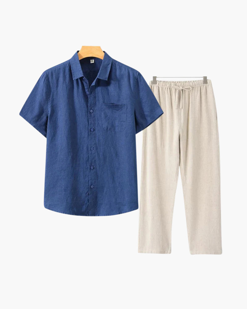 Old Money Linen Combo (Shortsleeve) - Vestoer OM